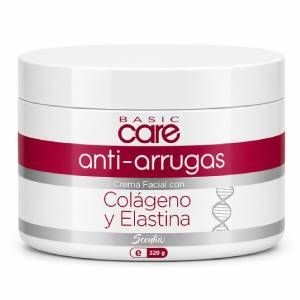 Crema facial antiarrugas colageno + elastina