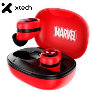 Audifonos bluetooth marvel rojos