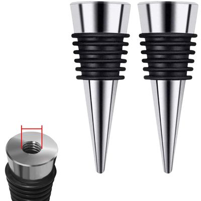 Set de 2 tapones para botella de vino