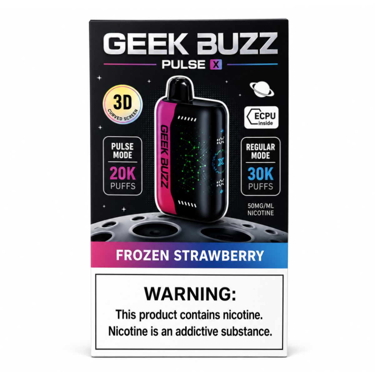 Vape 20,000 puffs frozen strawberry