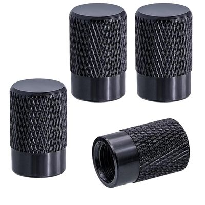 Tapon de metal para valvula de llanta x4
