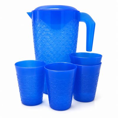 Pichel de 2.5litros con 4 vasos