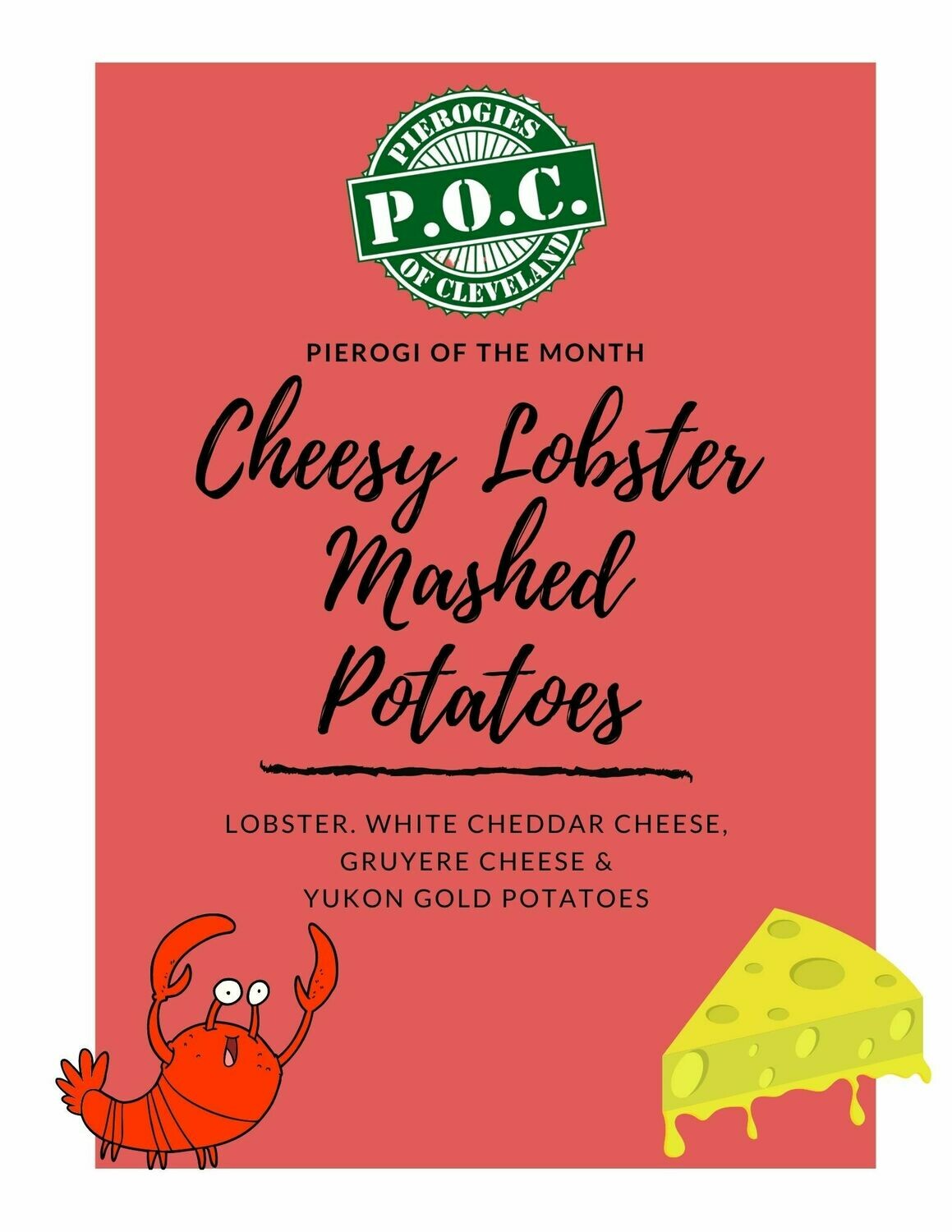 Pierogi of the Month - Cheesy Lobster Mashed Potato Pierogi of the Month - Cheesy Lobster Mashed Potato