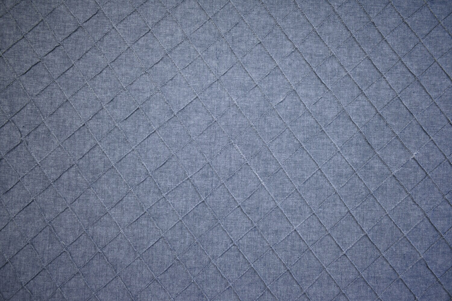 SM Diamond Pintuck-Blue Jean (48" Wide Fabric)