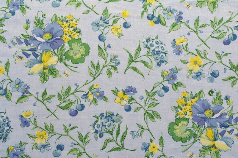 Cherry Cherries-Blue Base-Multi