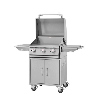 BULL BBQ Plancha Commercial Griddle Gas Barbecue Cart