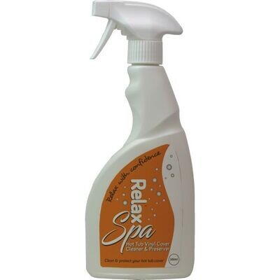 Relax Spa Vinyl Cover Cleaner and Preserver Spray 500ml Relax Spa Vinyl Cover Cleaner and Preserver Spray 500ml