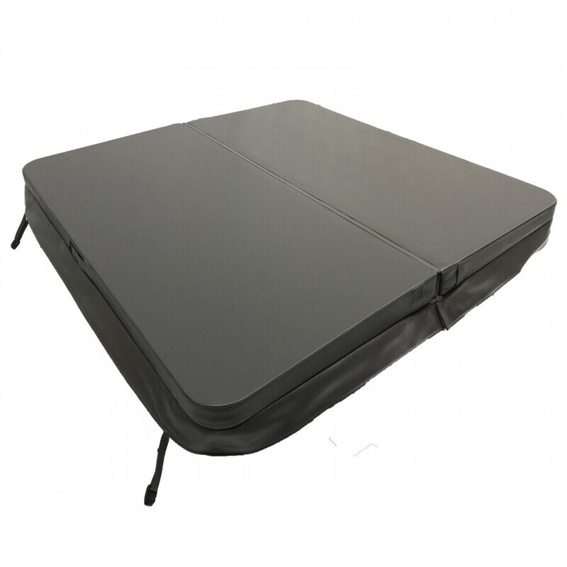 210cm Vinyl Hot Tub Cover - Black Fabric (Platinum Spas Infinity)