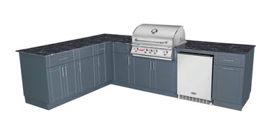 Savannah 8 Ft Dura Kitchen With 7 Ft Return