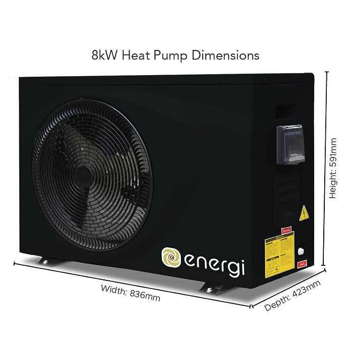 8kW Air Source Heat Pump