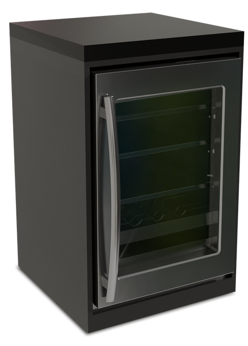 Fridge with Cabinet