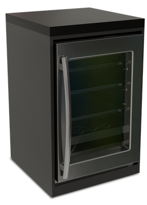 Fridge with Cabinet