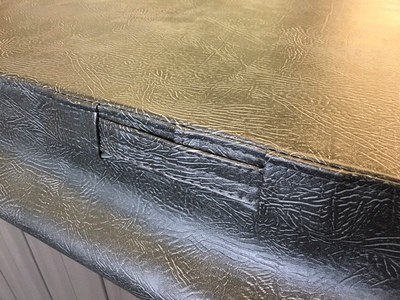 211cm Vinyl Hot Tub Cover - Grey, Mocha or Black