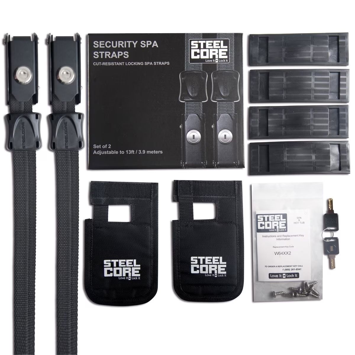 SteelCore Spa Security Straps SteelCore Spa Security Straps