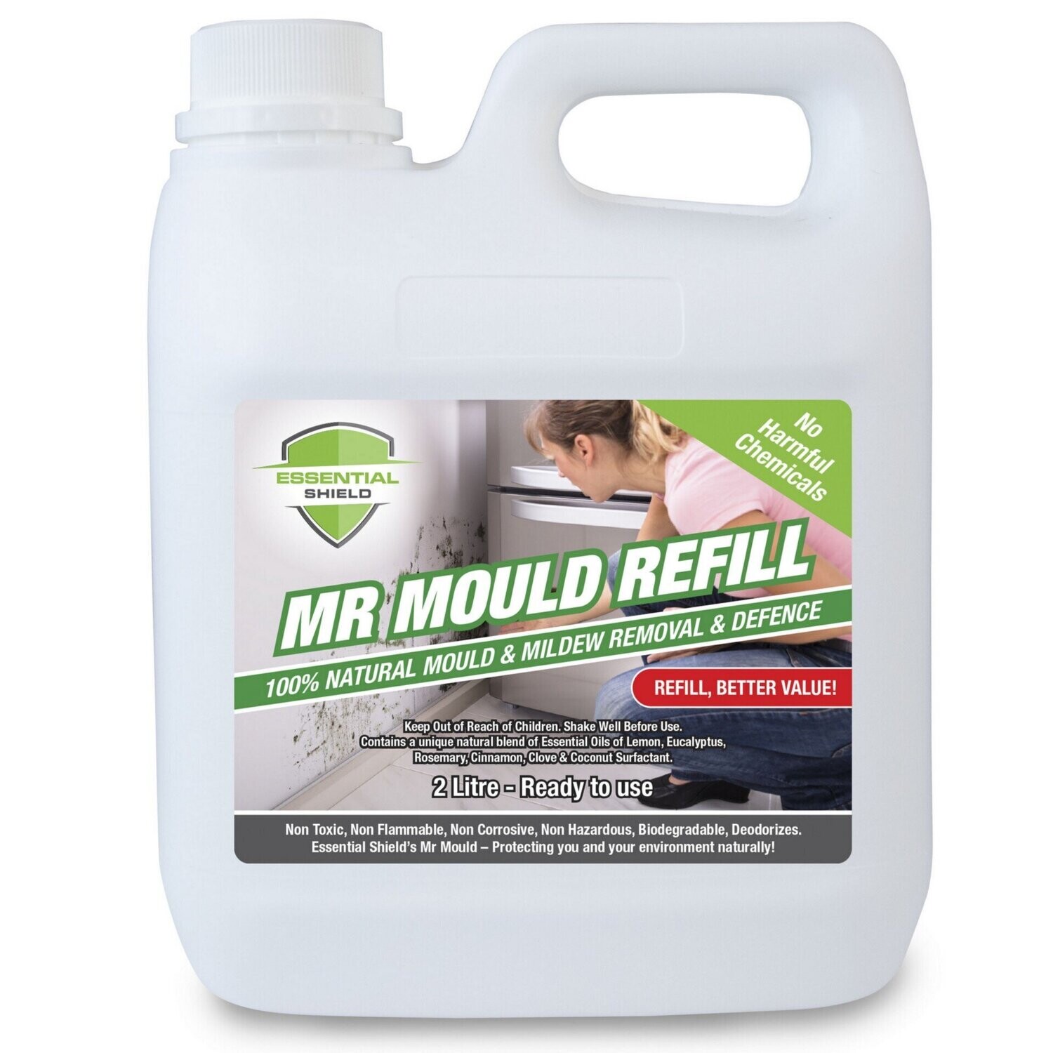 Mr Mould 2 Litre Refill - Natural Cleaning Product