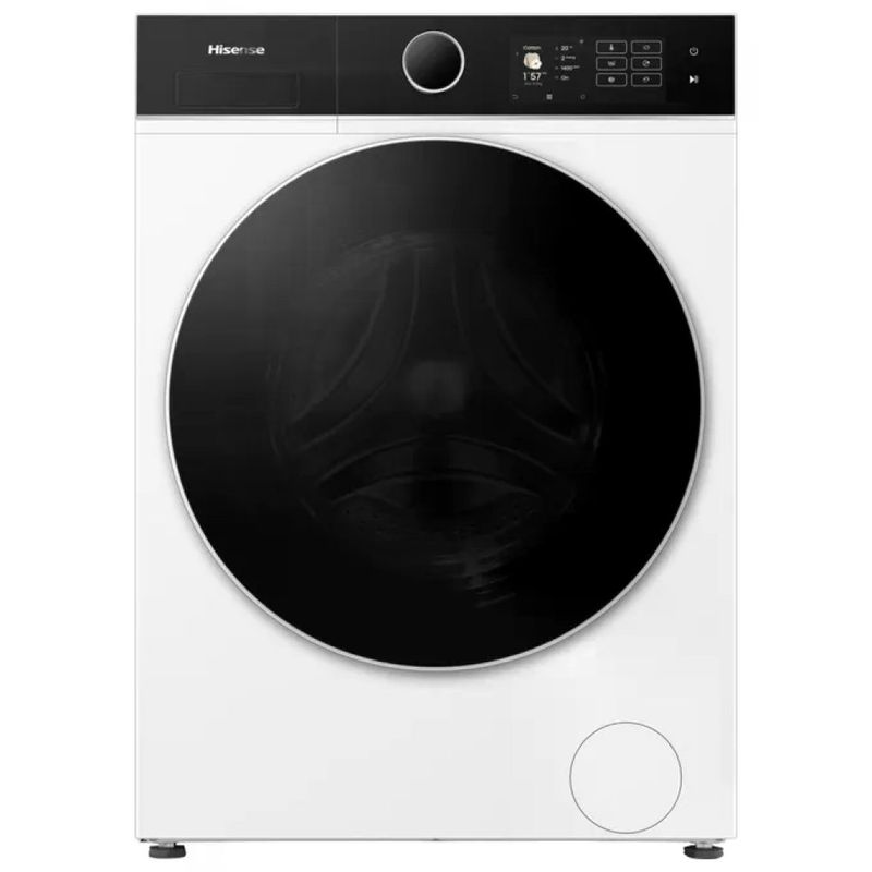 Hisense WF5I1045BWQ Lavatrice Frontale 10.5 Kg 1400 rpm Classe A AutoDose Vapore Wi-Fi (84.5x59.5x55 cm Hisense WF5I1045BWQ Lavatrice Frontale 10.5 Kg 1400 rpm Classe A AutoDose Vapore Wi-Fi (84.5x59.5x55 cm