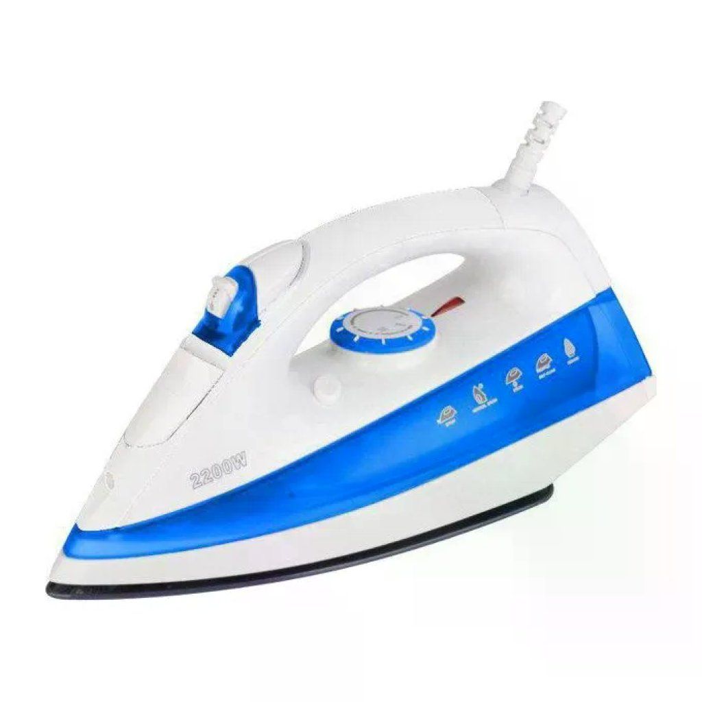 Syntesy Ferro da stiro a vapore Blue 2200 W piastra ceramica serbatoio 340 ml vapore regolabile cavo