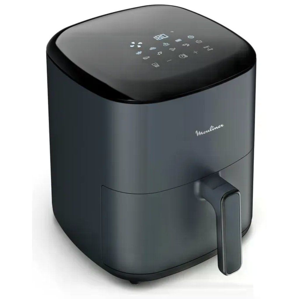 Moulinex EZ245B Easy Fry Max Friggitrice ad aria 5 L 1500 W 10 programmi Display Touch colore Nero