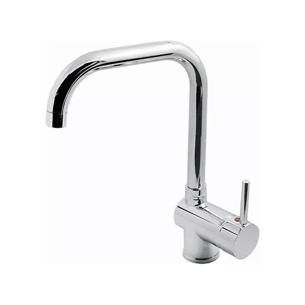 CROLLA 1670 CR Miscelatore Monocomando Cucina a Canna Alta Girevole Cromato