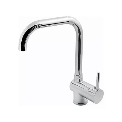 CROLLA 1670 CR Miscelatore Monocomando Cucina a Canna Alta Girevole Cromato