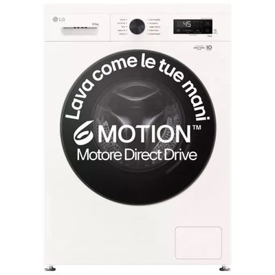 LG W4NX1095NWB Serie X1 Lavasciuga Frontale 9-5 Kg 1400 rpm Classe A-E 6 Motion Direct Drive Wi