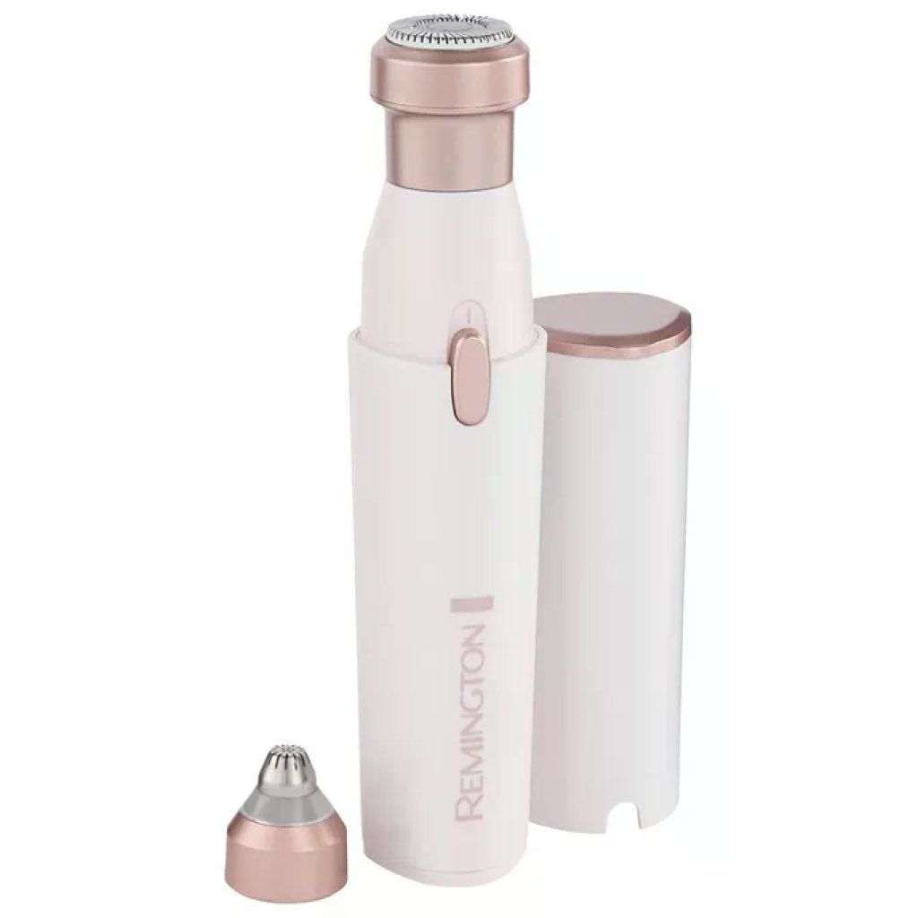 Remington WFS200 BareMe Rasoio Viso Donna 2 in 1 Wet and Dry 80 min autonomia USB-C colore Bianco e Rosa