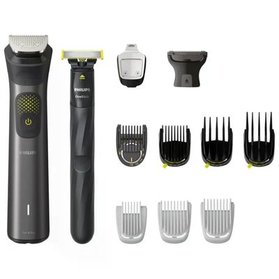 Philips MG954015 Serie 9000 Rasoio elettrico Multigroomer All in One OneBlade Wet Dry 13 accessori