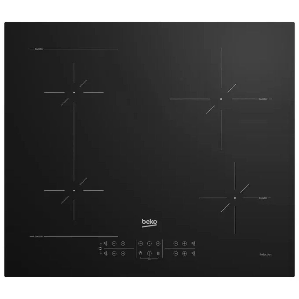 Beko HII64200SFMT Piano Cottura a Induzione Nero 59 cm Beko HII64200SFMT Piano Cottura a Induzione Nero 59 cm