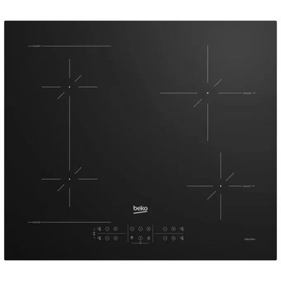 Beko HII64200SFMT Piano Cottura a Induzione Nero 59 cm Beko HII64200SFMT Piano Cottura a Induzione Nero 59 cm