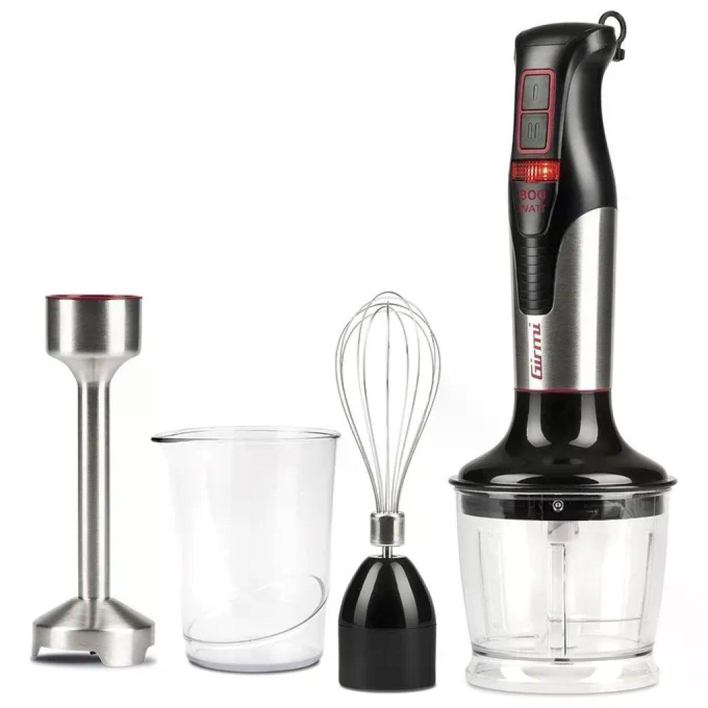 Girmi MX3900 Mixer a Immersione 3 in 1 800 W Nero Girmi MX3900 Mixer a Immersione 3 in 1 800 W Nero