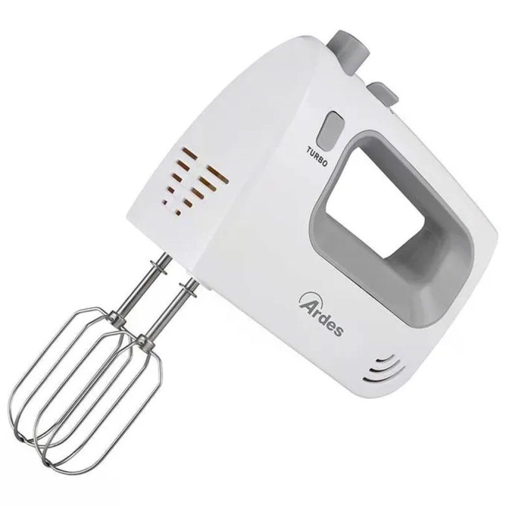 Ardes ARSBAT01 Spinny Sbattitore Elettrico 5 Velocita' Turbo 300 W 2 Fruste 2 Ganci in Acciaio Inox