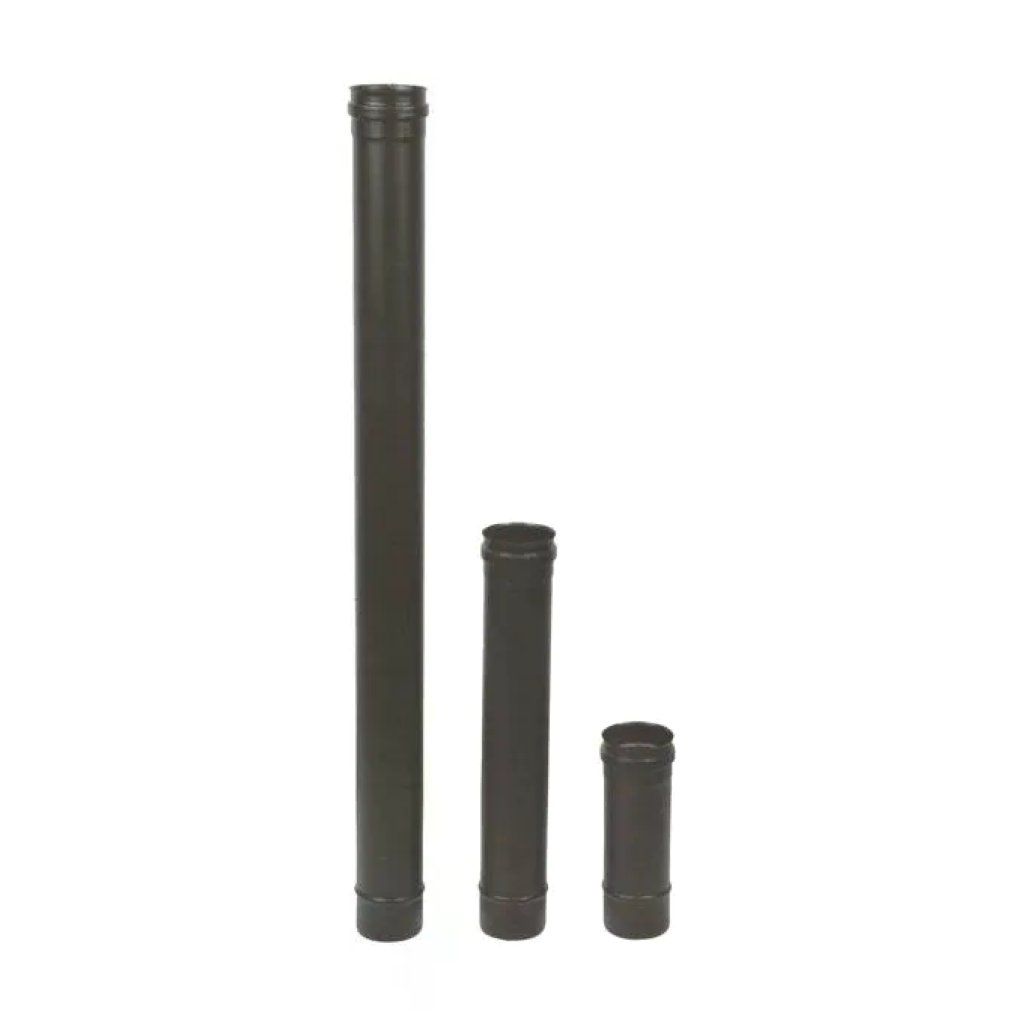 Maral Tubo Pellet Acciaio Inox AISI 316L 8 cm diametro 100 cm lunghezza Resistente 300°C Guarnizione