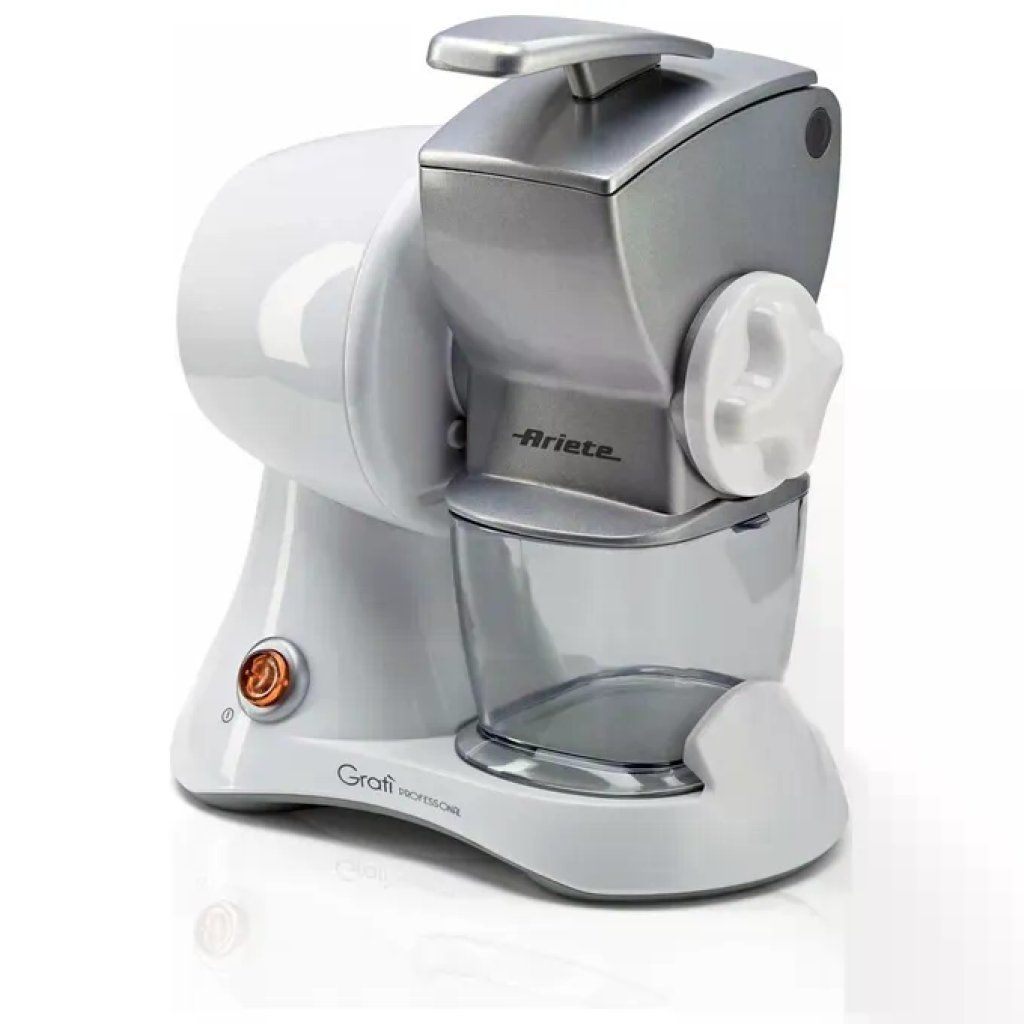 Ariete 448 Gratì Professional Grattugia Elettrica a Rullo 120W tramoggia in metallo contenitore