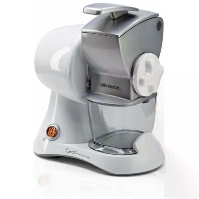 Ariete 448 Gratì Professional Grattugia Elettrica a Rullo 120W tramoggia in metallo contenitore Ariete 448 Gratì Professional Grattugia Elettrica a Rullo 120W tramoggia in metallo contenitore