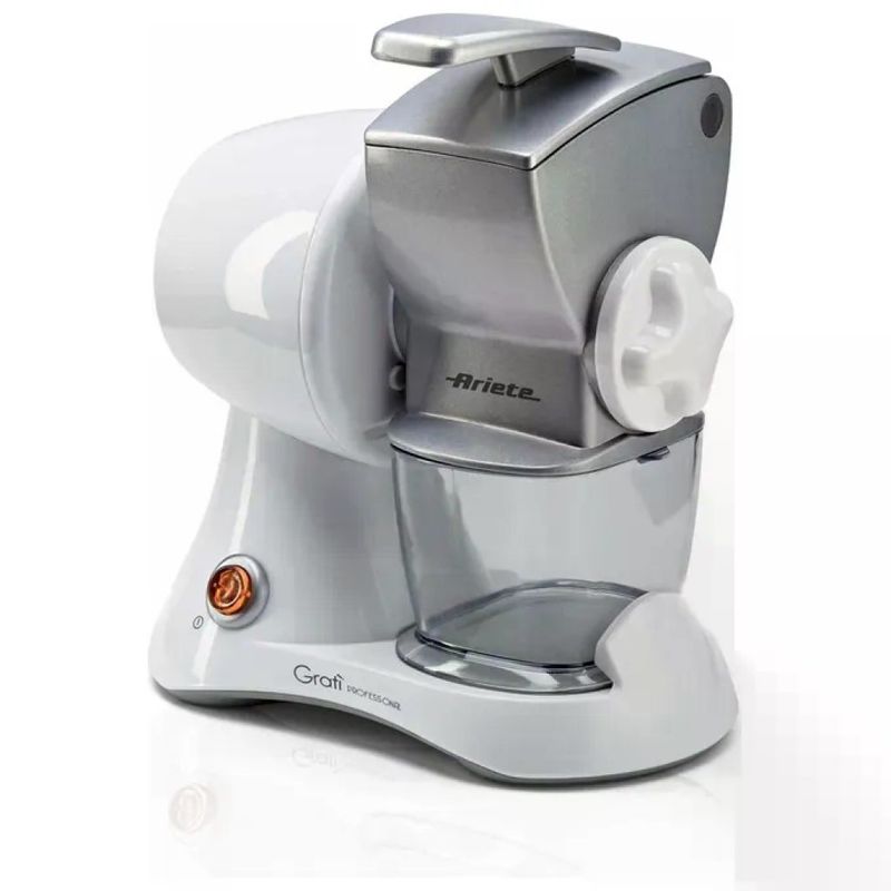 Ariete 448 Gratì Professional Grattugia Elettrica a Rullo 120W tramoggia in metallo contenitore
