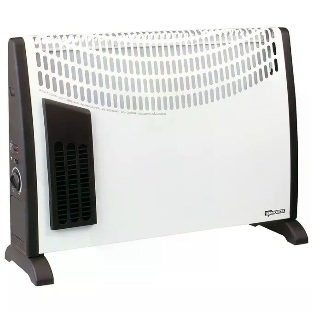Termozeta TZR17 Termoconvettore Elettrico 2000 W, Nero e Bianco