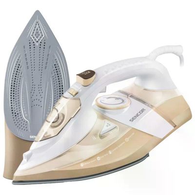 Sencor SSI 8310GD ferro da stiro a vapore, 3200W, piastra ceramica, colpo vapore 195 g-min, anti-calcare