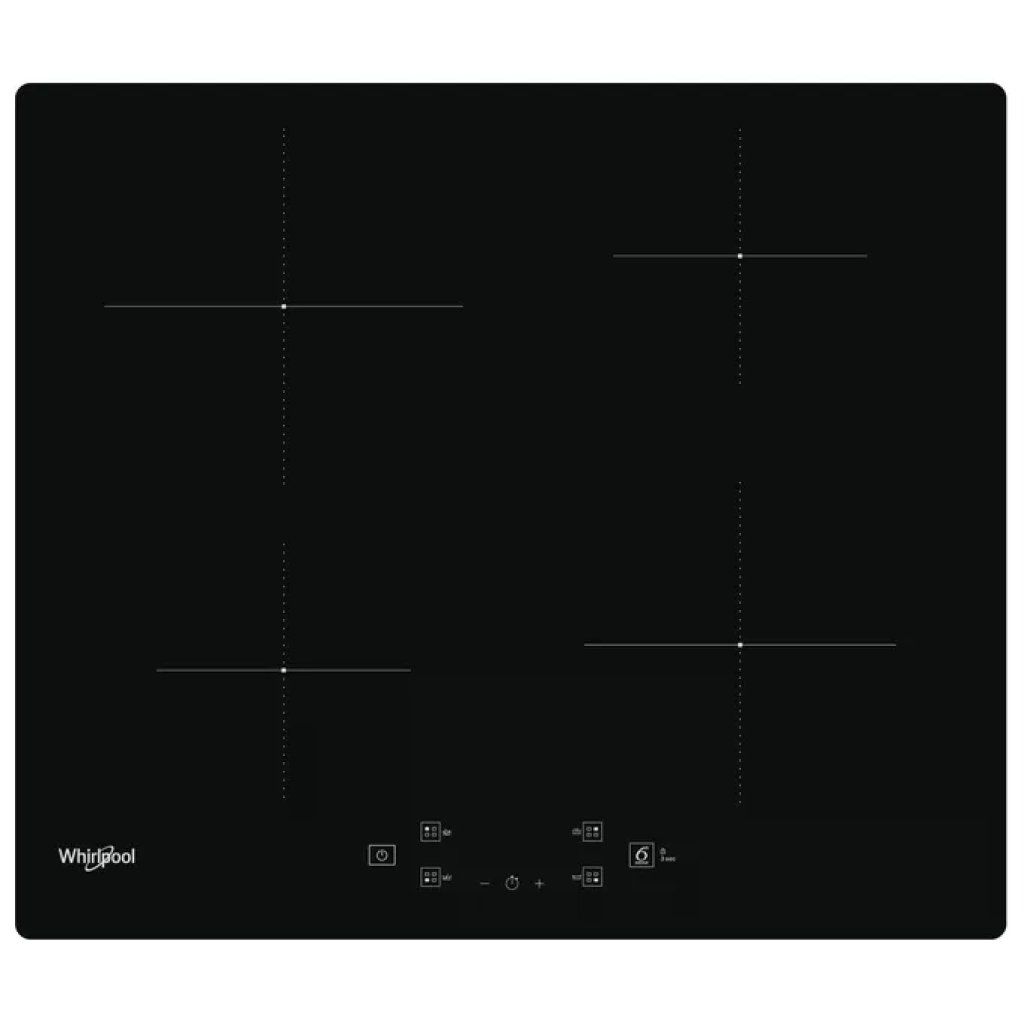 Whirlpool WSQ2160NE Piano cottura a induzione 60 cm 4 zone Touch Booster 7200W colore Nero