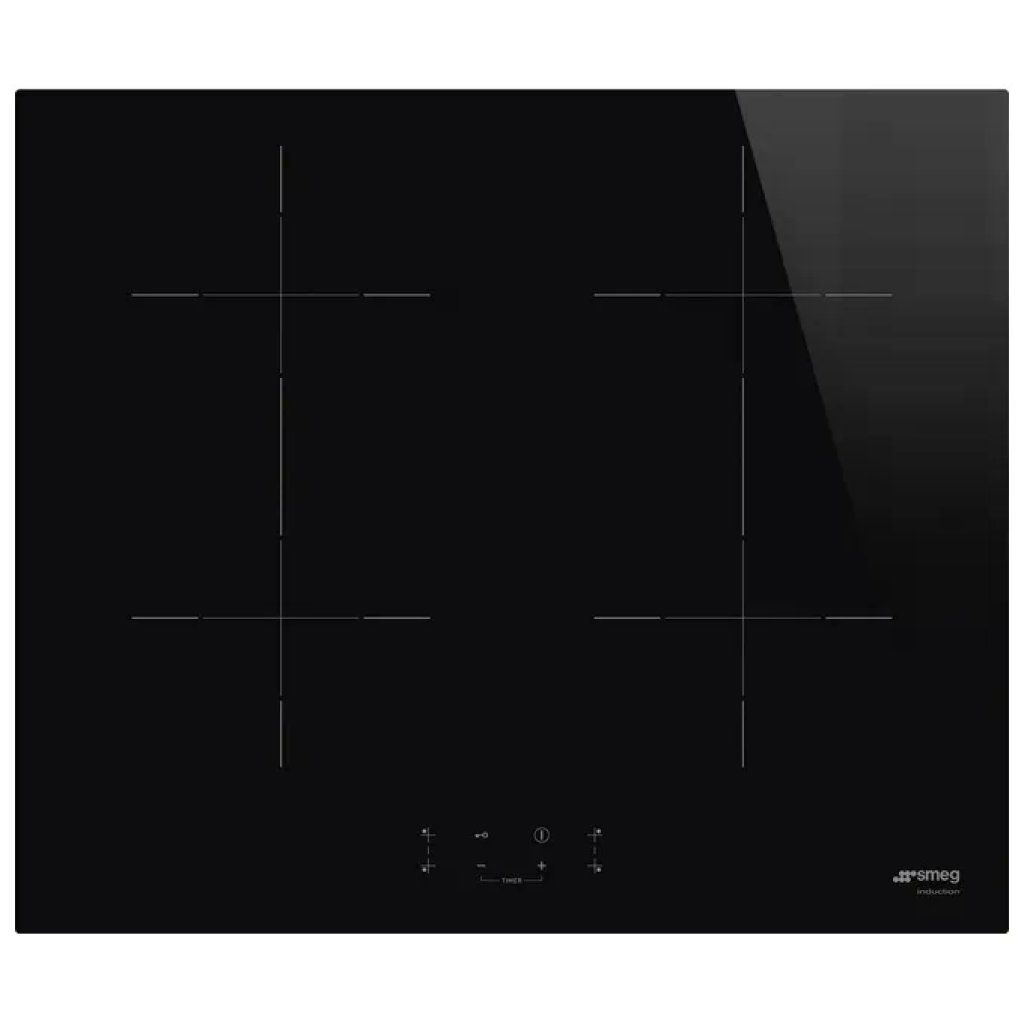 Smeg SIB2641D Piano cottura a Induzione 60 cm 4 zone Bridge Booster Touch colore Nero