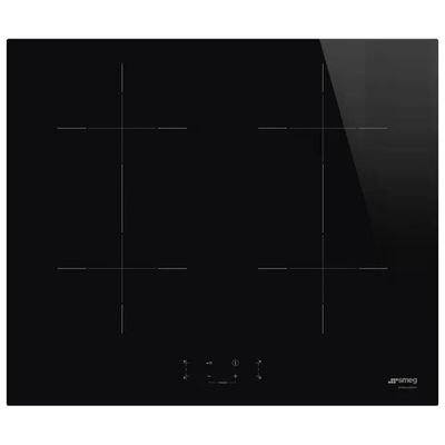 Smeg SIB2641D Piano cottura a Induzione 60 cm 4 zone Bridge Booster Touch colore Nero