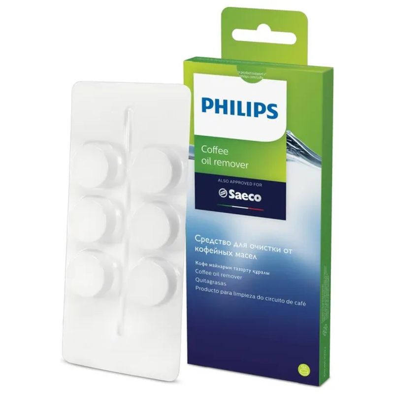 Saeco Philips CA6704/10 Pastiglie Rimuovi Grassi per Macchine da Caffè, 6 Pezzi