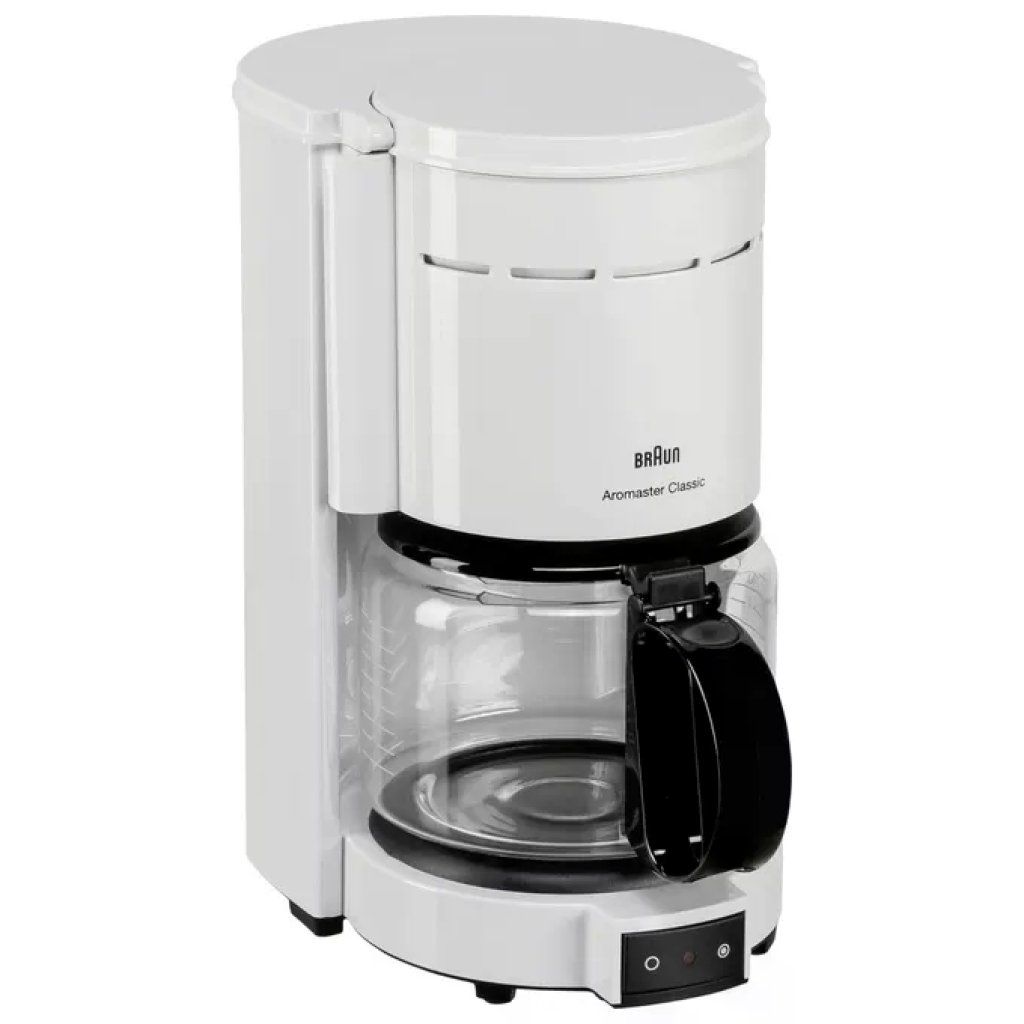 Braun KF47 Aromaster Macchina da Caffè a Filtro 10 Tazze 1000 W Bianca