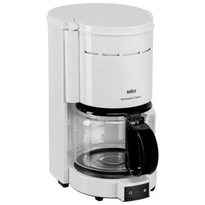 Braun KF47 Aromaster Macchina da Caffè a Filtro 10 Tazze 1000 W Bianca