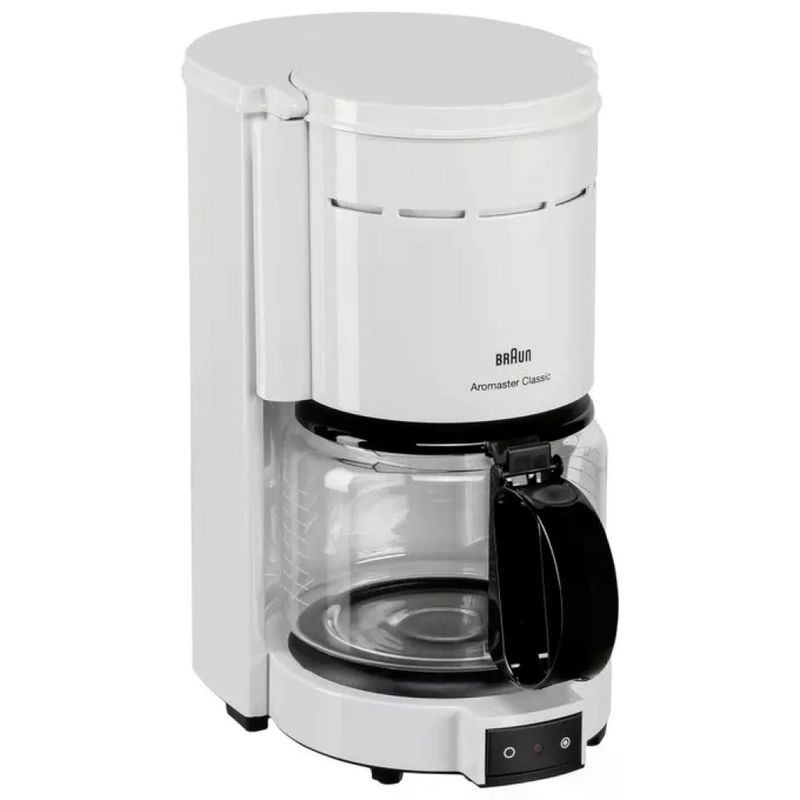 Braun KF47 Aromaster Macchina da Caffè a Filtro 10 Tazze 1000 W Bianca