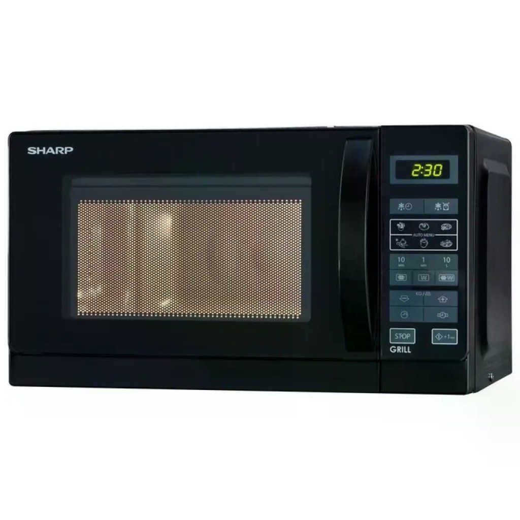 Sharp R642BKW Forno a microonde con Grill 20 L 800 W Grill al quarzo 1000 W 8 programmi Touch Display
