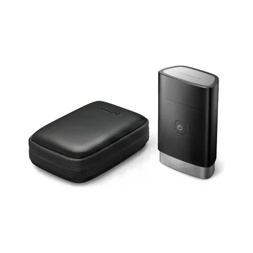 Philips PQ888/06 Rasoio elettrico rotante Wet & Dry, 60 min, nero