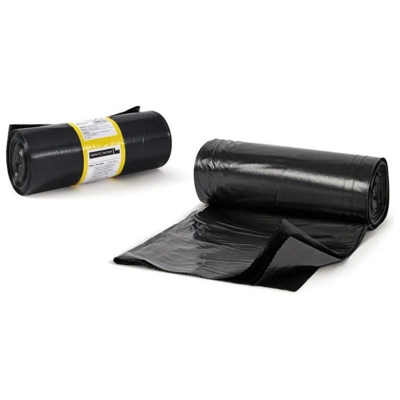 Perfetto Hercules Sacchi Neri per Rifiuti 150 L, 90 × 120 cm, 65 μm, 10 Pezzi
