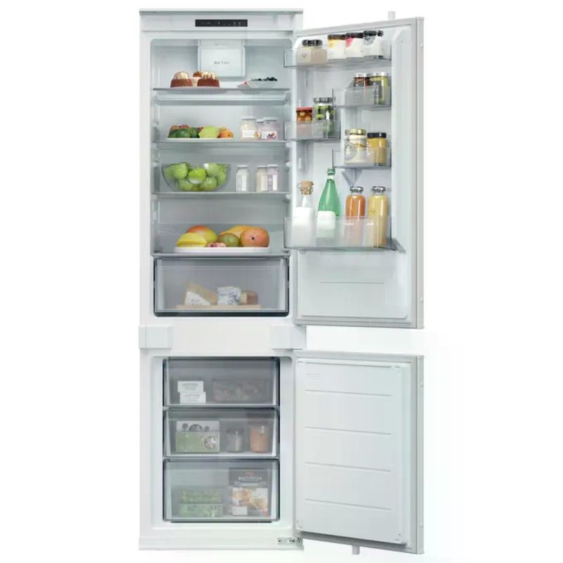 Candy CNBQL3518EV Frigorifero Combinato da Incasso, 268 L, Low Frost, Classe E, Bianco