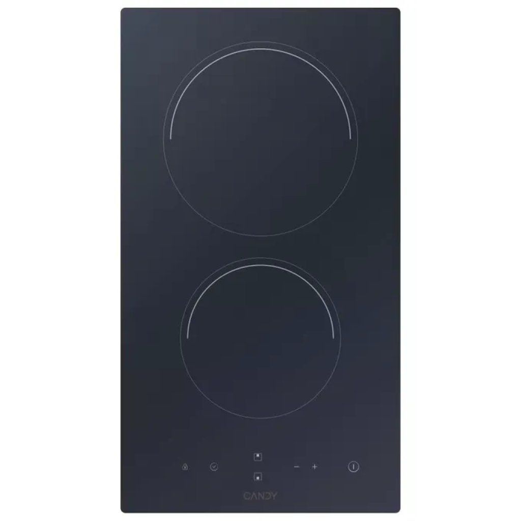 Candy CDH30 Piano Cottura Elettrico in Vetroceramica, 29 cm, 2 Zone, Touch Control, 3000 W, Nero Candy CDH30 Piano Cottura Elettrico in Vetroceramica, 29 cm, 2 Zone, Touch Control, 3000 W, Nero