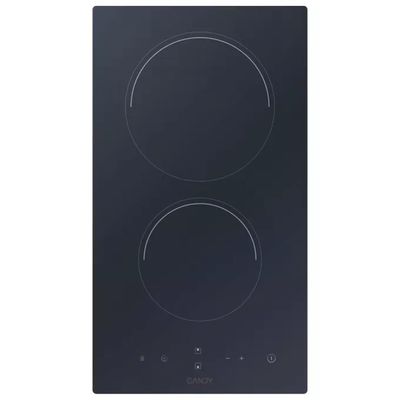 Candy CDH30 Piano Cottura Elettrico in Vetroceramica, 29 cm, 2 Zone, Touch Control, 3000 W, Nero Candy CDH30 Piano Cottura Elettrico in Vetroceramica, 29 cm, 2 Zone, Touch Control, 3000 W, Nero